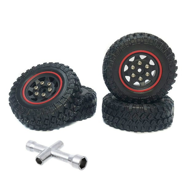 4pcs/set 1:16 Crawler Tires Rubber Tyres RC upgraded Accessory RC Car Part